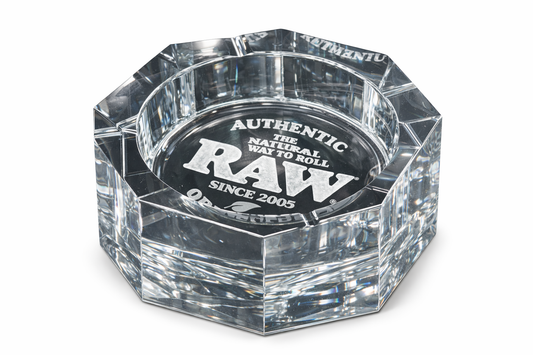 Premium RAW crystal glass ashtray