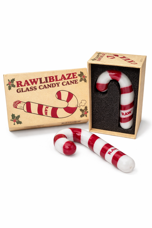 RAWlBlaze Glass Candy Cane –