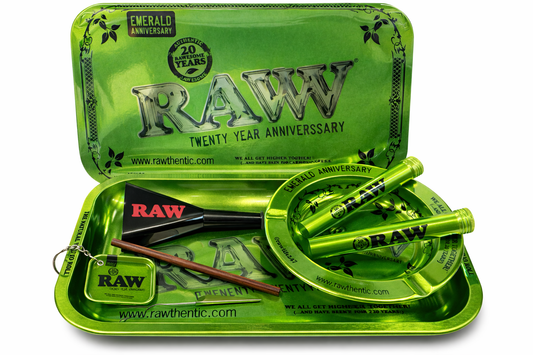 RAW Emerald Anniversary Set