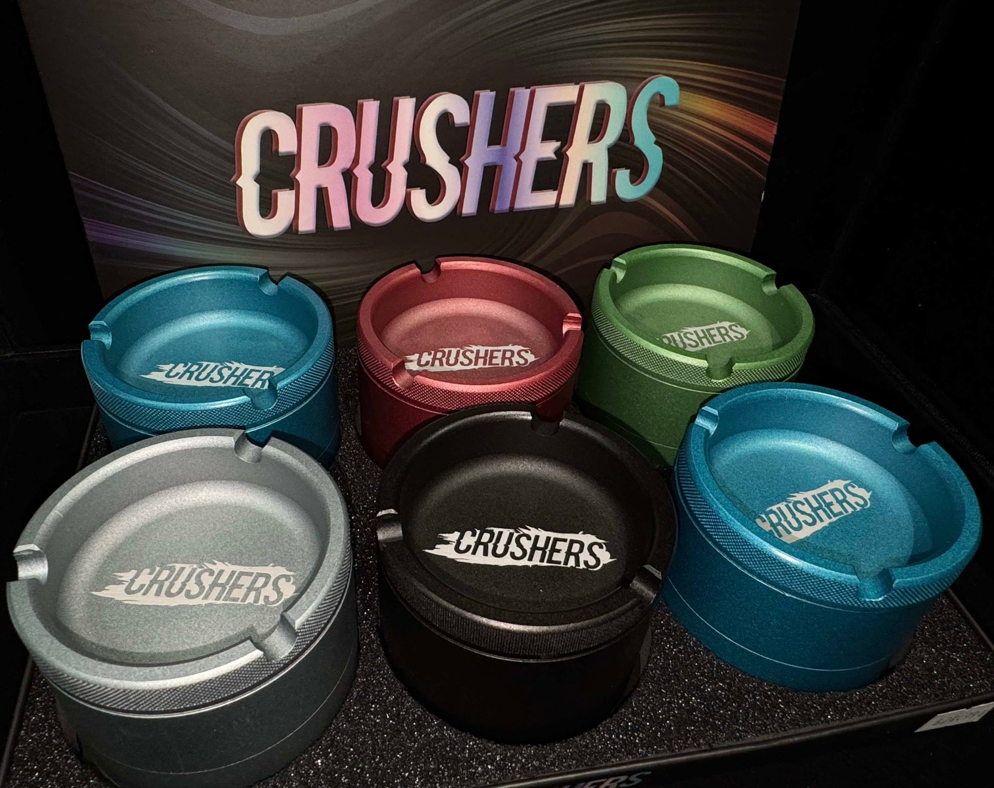 CRUSHERS 4-Piece Aluminum Herb Grinder