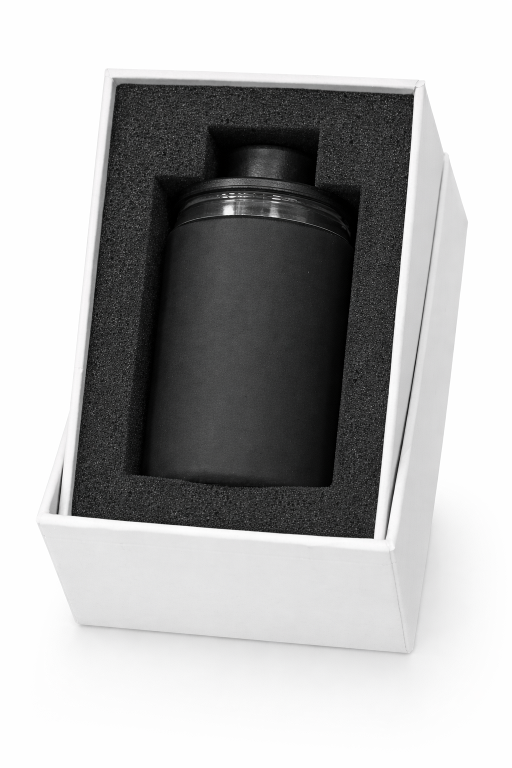 Premium Glass Stash Jar with Protective Silicone Sleeve