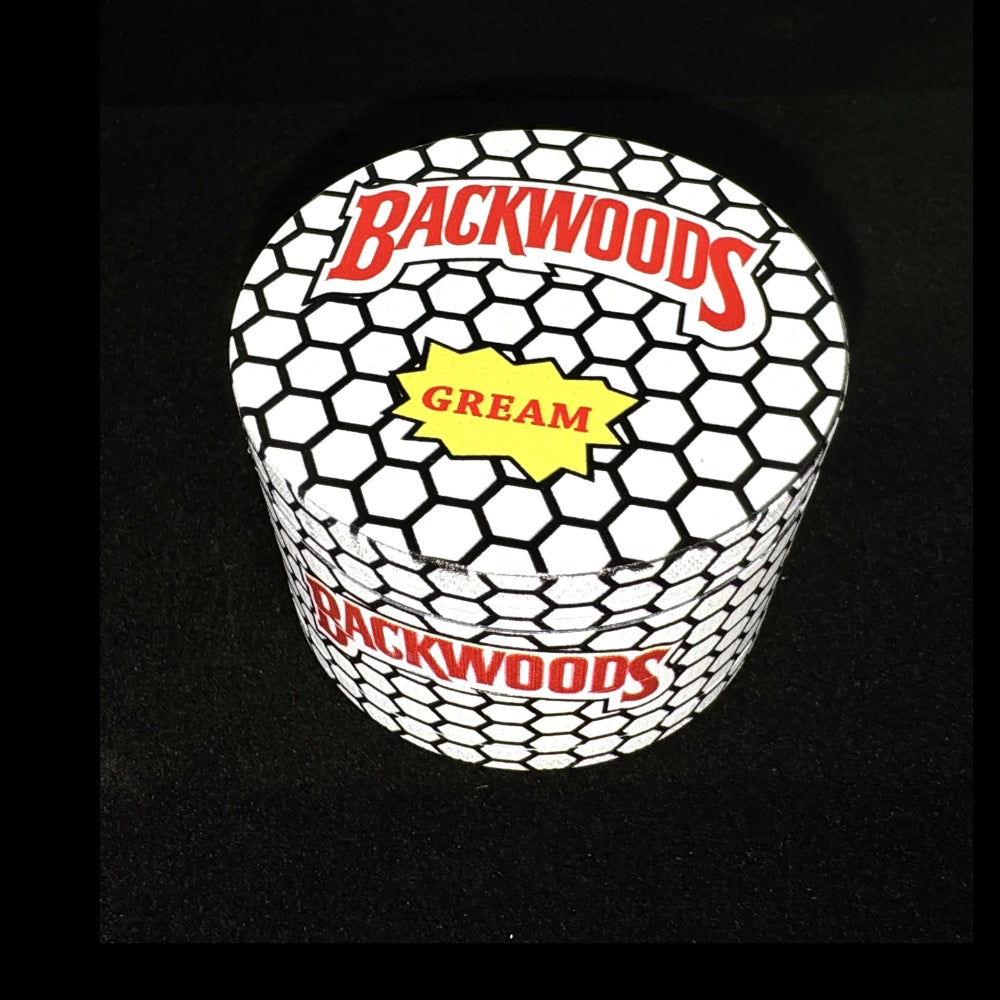 White Honeycomb Pattern Herb Grinder – Backwoods Style