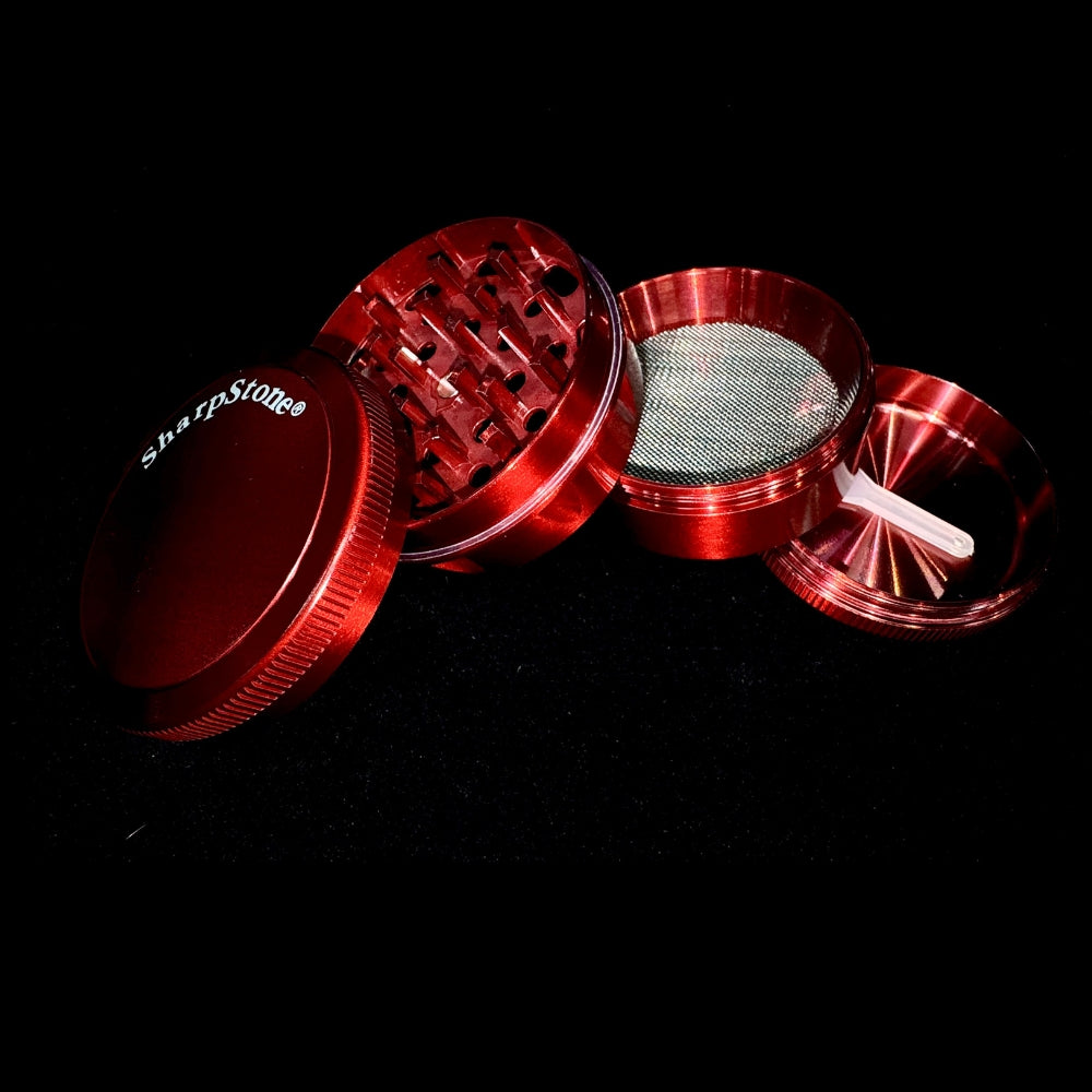 Sharp Stone Red Large Herb Grinder